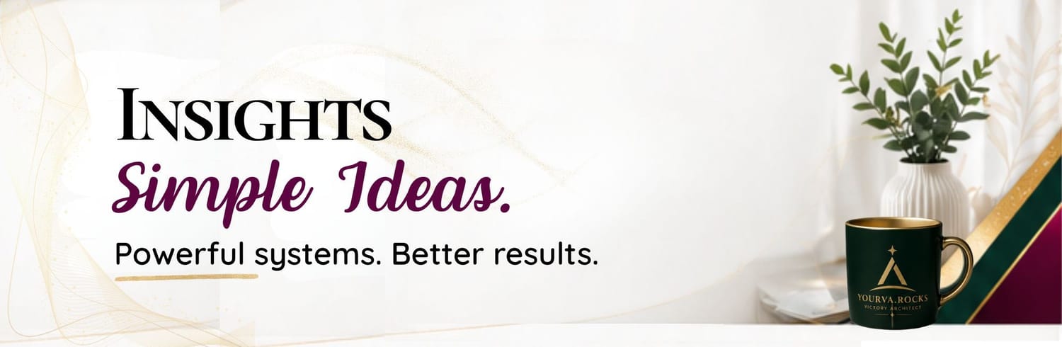 Insights. Simple ideas. Powerful systems. Better results.