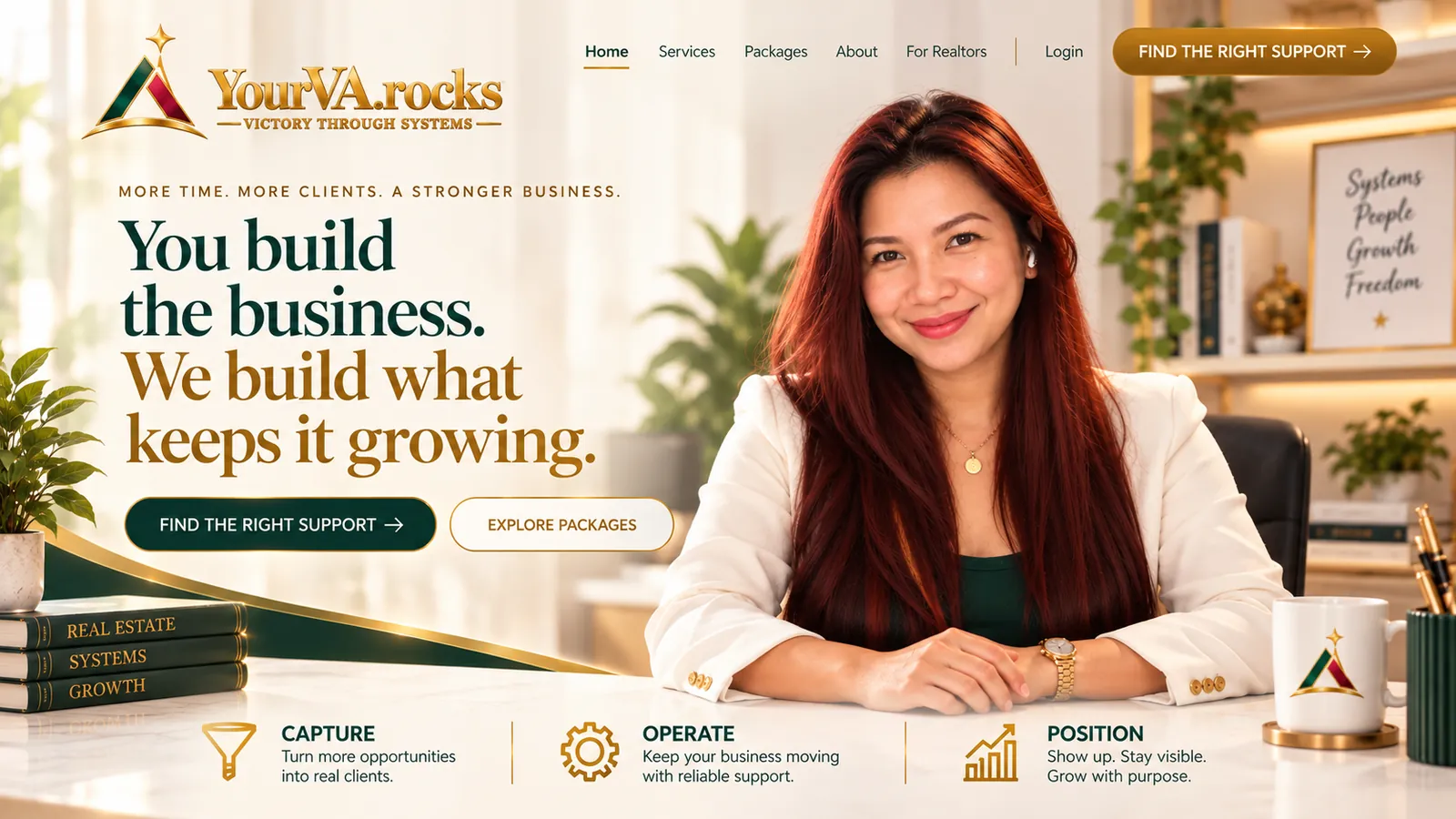 You build the business. We build what keeps it growing. More time, more clients, a stronger business: capture more opportunities, operate with reliable support, and position yourself to grow. Find the right support.